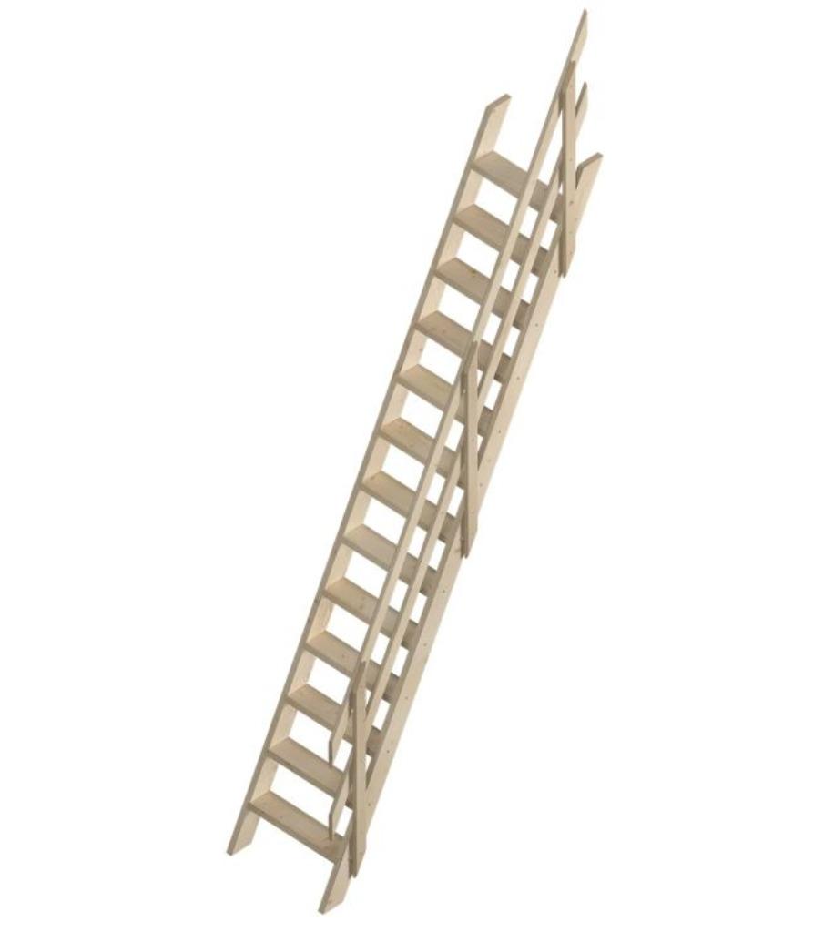 Molenaarstrap 50 CM breed - Ruimtebesparend voor €145, Ophalen of Verzenden, Nieuw, Trap, 2 tot 4 meter