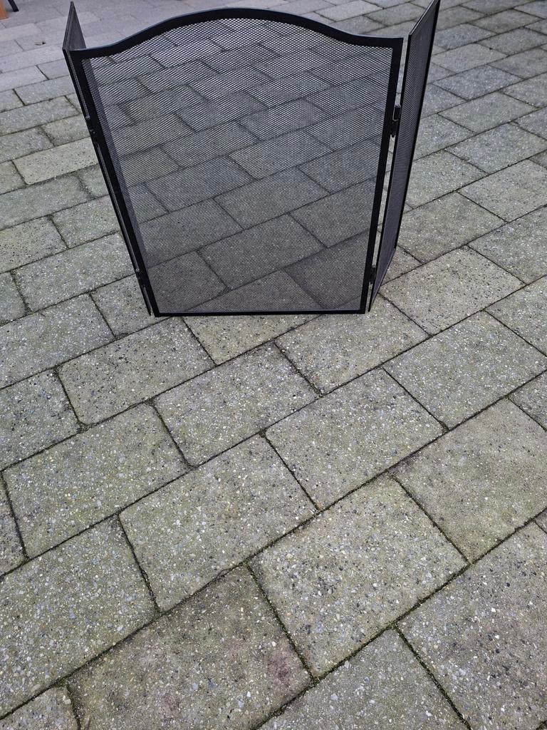 Voorzethor openhaard en houthouder, Ophalen, Gebruikt, Vrijstaande haard, Houthaard