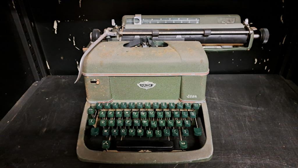 Vintage Halda Star Typemachine, Ophalen of Verzenden