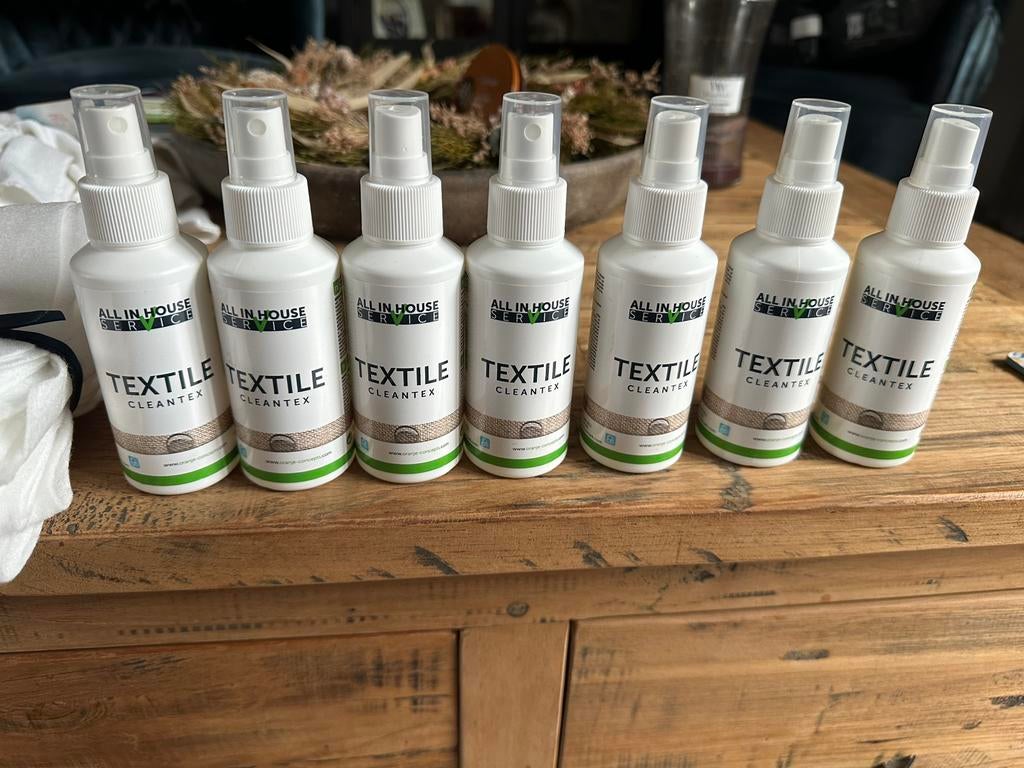 7x 100ml textiel reiniger nieuw, Ophalen of Verzenden, Overige typen