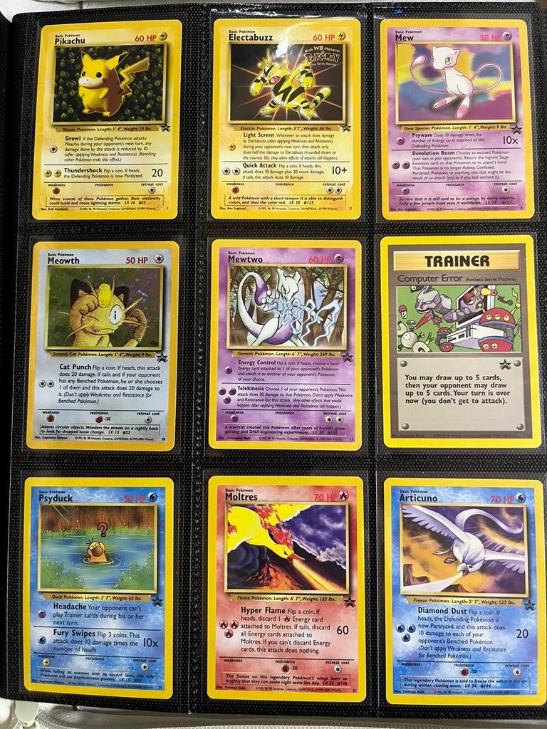 Pokemon WOTC Black Star Promo’s - Losse Verkoop, Verzenden, Gebruikt, Meerdere kaarten