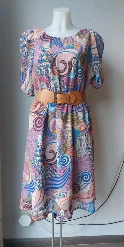 Vrolijke Caroline Biss jurk maat 36, Kleding | Dames, Ophalen of Verzenden, Zo goed als nieuw, Knielengte, Maat 36 (S)