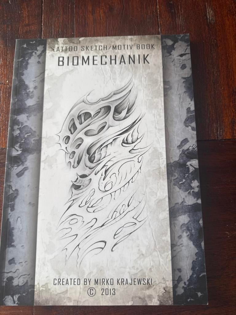 Biomechanik Tattoo Sketch Book - Mirko Krajewski, Ophalen of Verzenden, Zo goed als nieuw, Overige onderwerpen