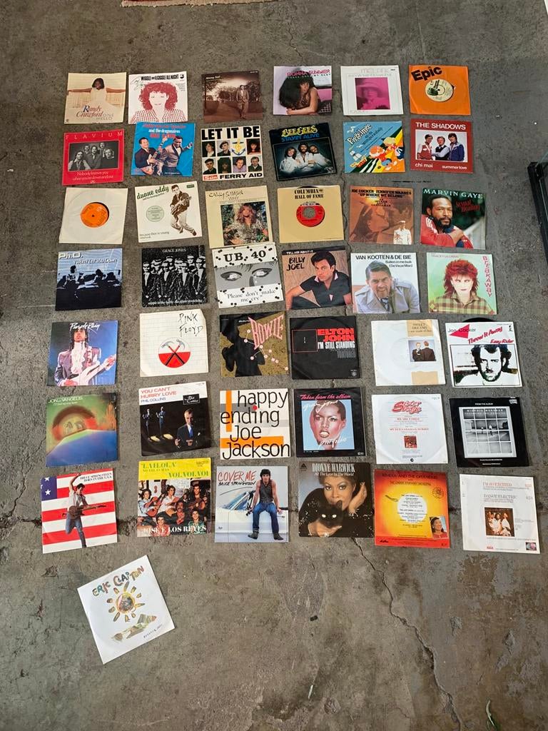 Partij 45 singles artiesten prince  Joe cocker pink floyd, Ophalen of Verzenden, Zo goed als nieuw