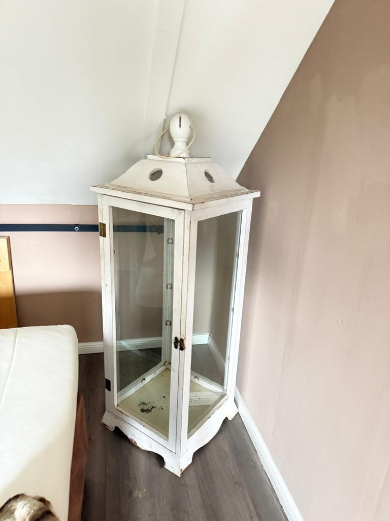 Landelijke xxl windlicht, Huis en Inrichting, Ophalen, Zo goed als nieuw, 25 tot 50 cm, 50 tot 100 cm