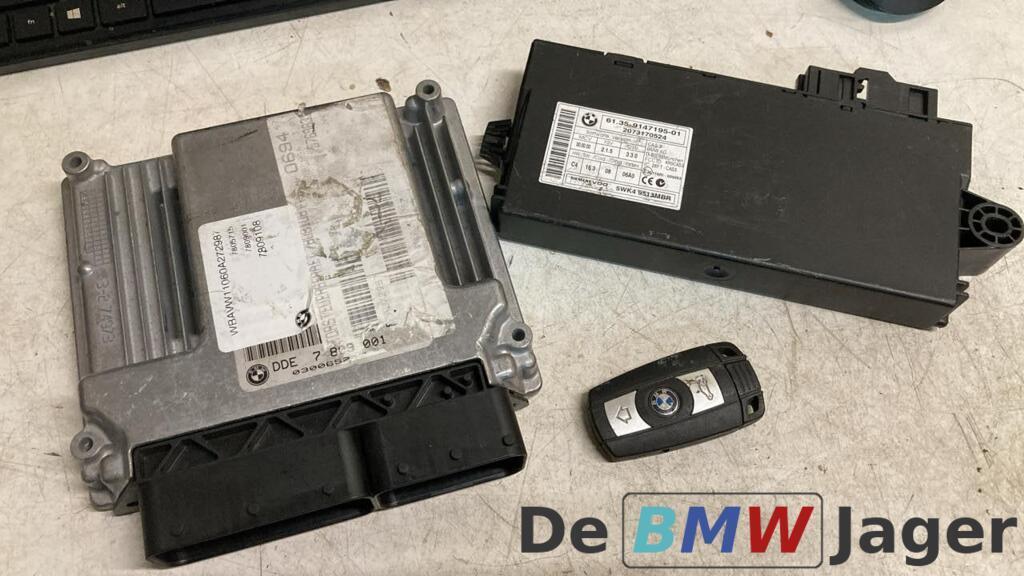 DDE+ CAS-module+ Sleutel BMW E81 E82 E88 E90 E91 7809001 N47, Auto-onderdelen, Elektronica en Kabels, Gebruikt, Ophalen of Verzenden