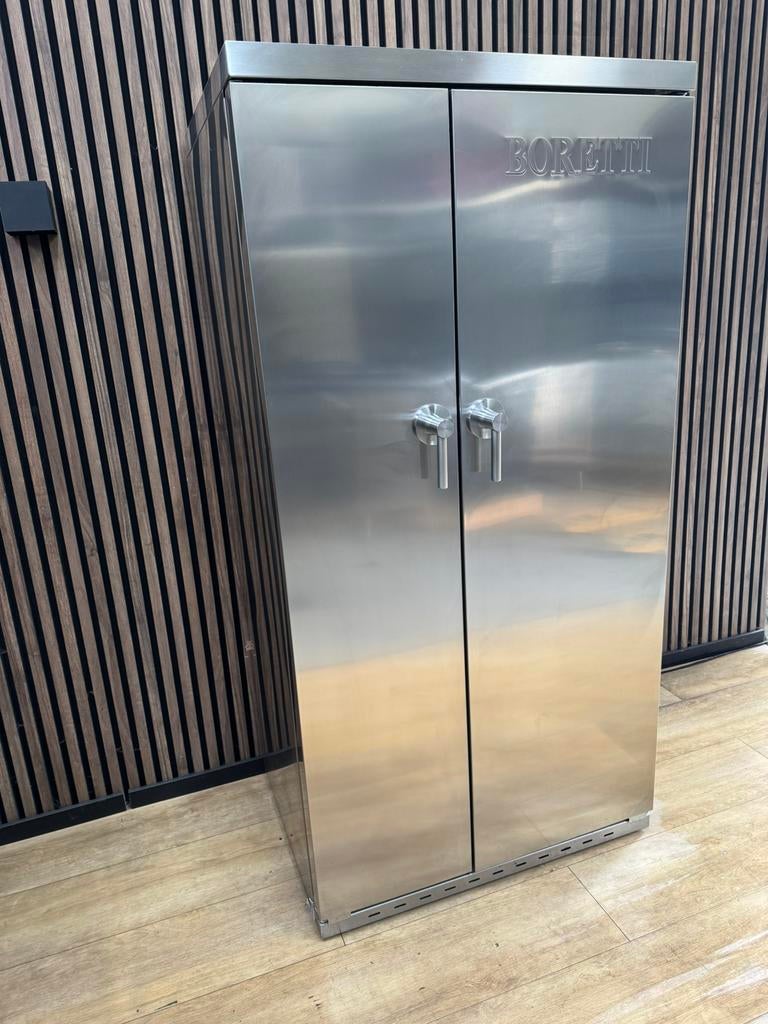 Foto 3 van Luxe Rvs Boretti Amerikaanse koelkast (Gratis bezorgen)