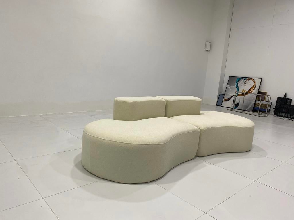 Design Organische Bank – Nieuw in Doos – 280cm, Huis en Inrichting, 250 tot 300 cm, 100 tot 125 cm, Ophalen of Verzenden, Rechte bank