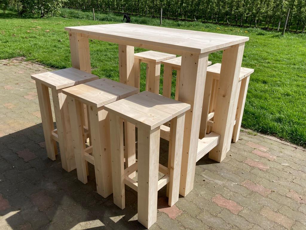 Bartafel met krukken, Huis en Inrichting, Ophalen of Verzenden, Nieuw