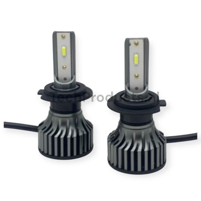 H7 H8 H9 H11 FAN CSP LED CHIP LEDLAMPEN (SET VAN 2)