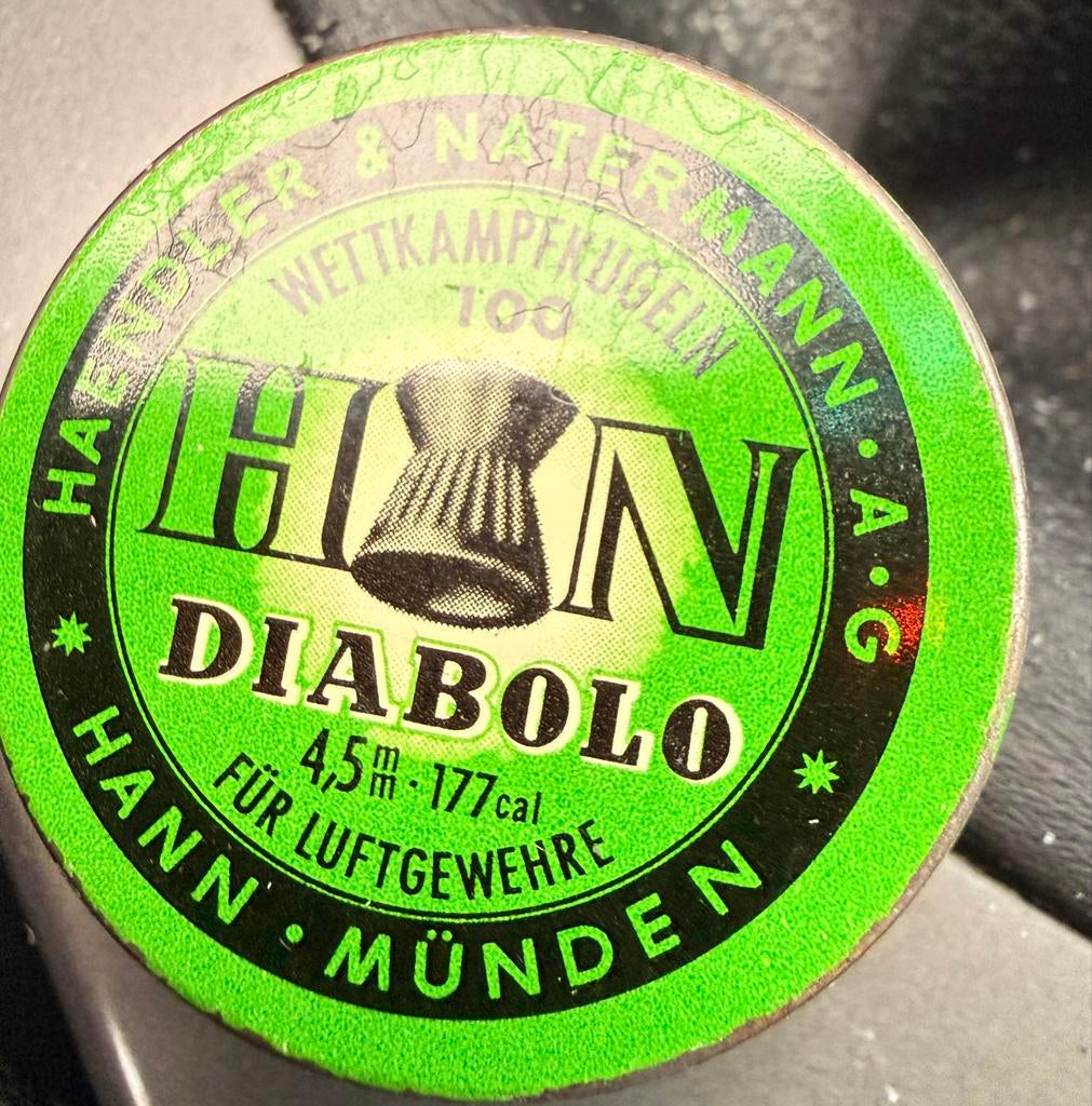 H&N Diabolo 4.5mm Luchtbuks Kogels - Vintage, Sport en Fitness, Schietsport-accessoires, Ophalen of Verzenden, Gebruikt