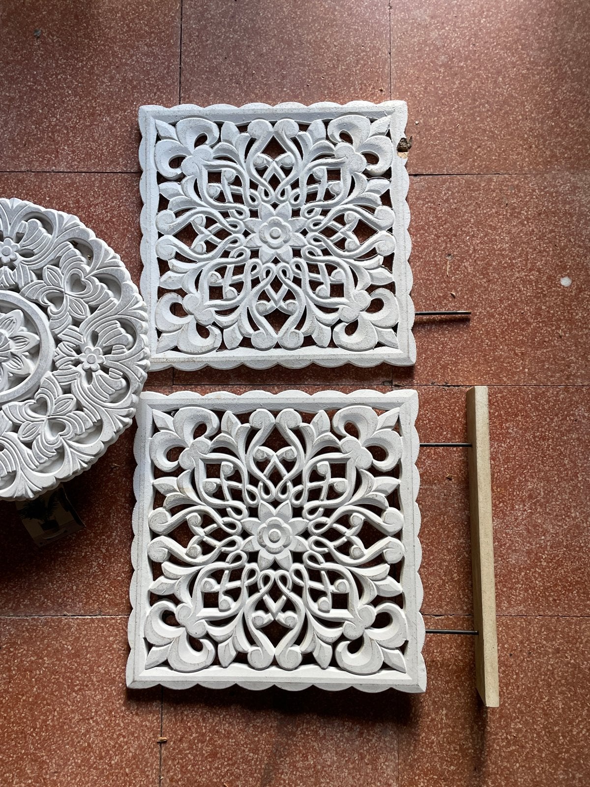Mandala decoratie panelen en rond ornament, Ophalen, Boho, Nieuw, Kunststof