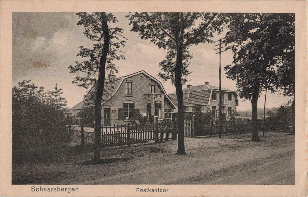Schaarsbergen Postkantoor B3258, Ophalen, 1920 tot 1940, Gelopen, Gelderland