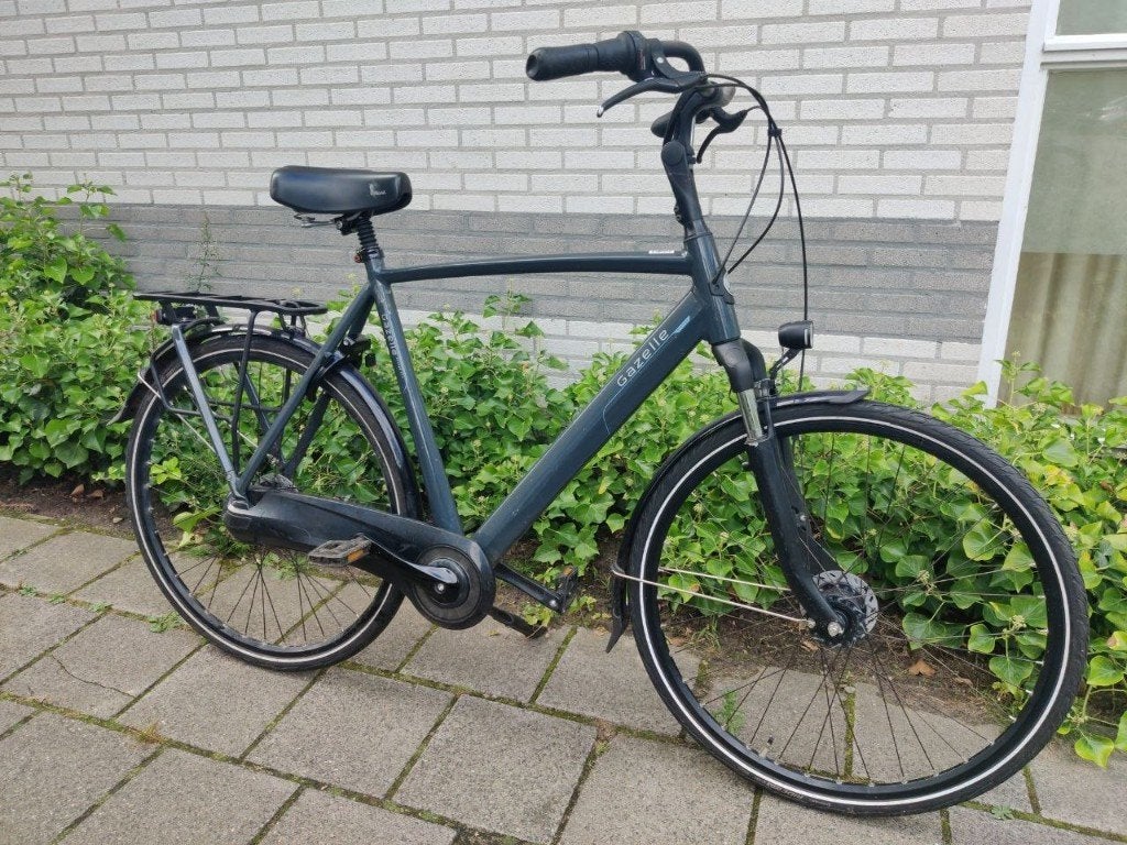 Gazelle Orange C7+ herenfiets , 28 inch, in goede staat, Fietsen en Brommers, Gebruikt, Versnellingen, 61 tot 65 cm, Ophalen