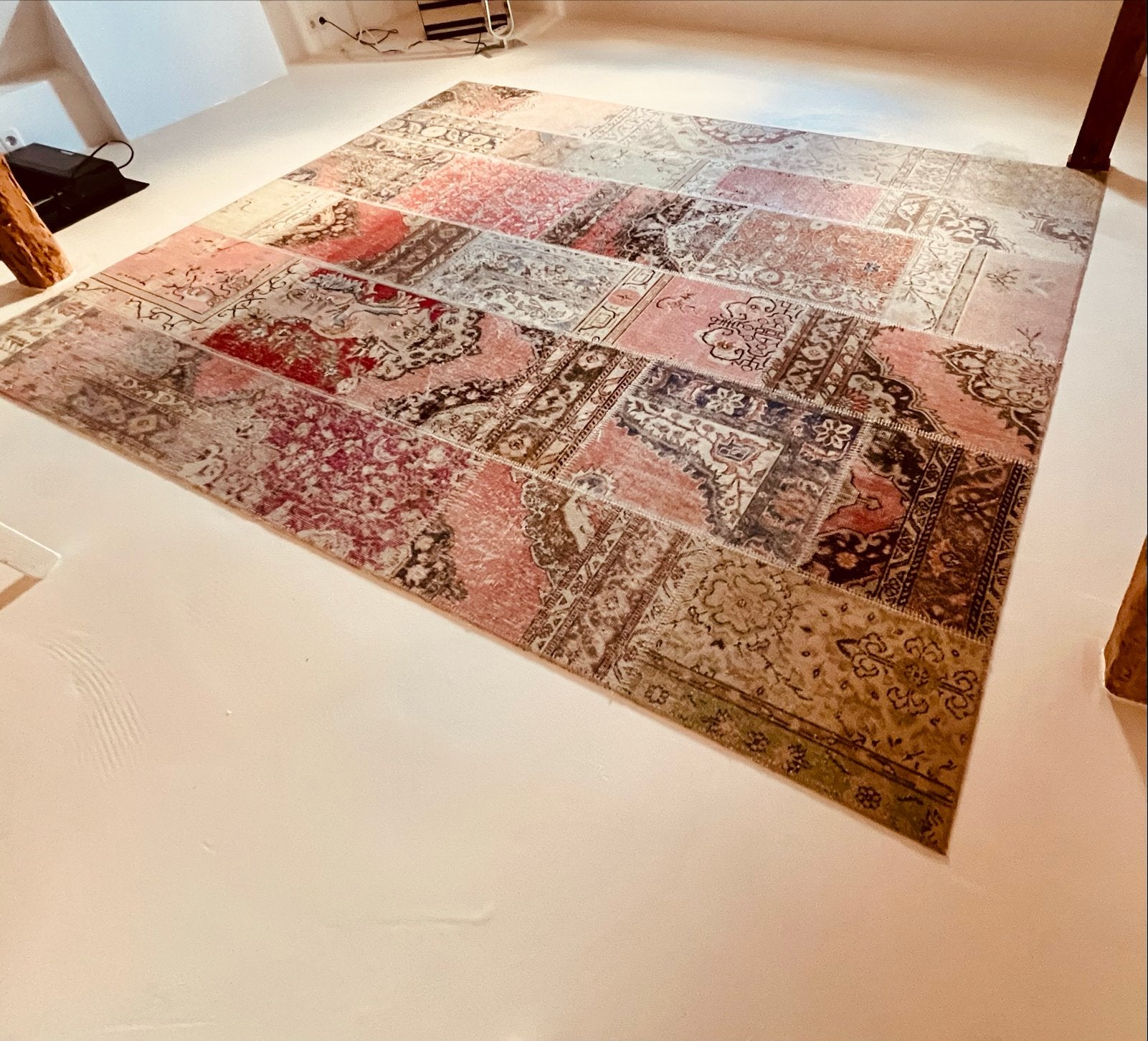 Patchwork Vloerkleed - Vintage Stijl, Ophalen, Gebruikt, 200 cm of meer, Patchwork Vintage
