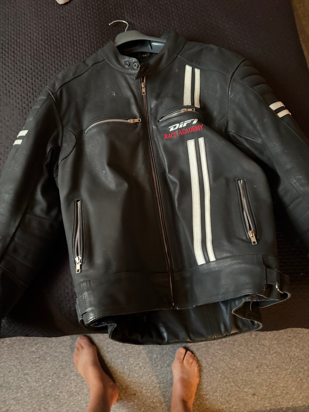 Difi Race Academy Leren Motorjas, Motoren, Kleding | Motorkleding, Ophalen, Tweedehands, Heren, Jas | leer