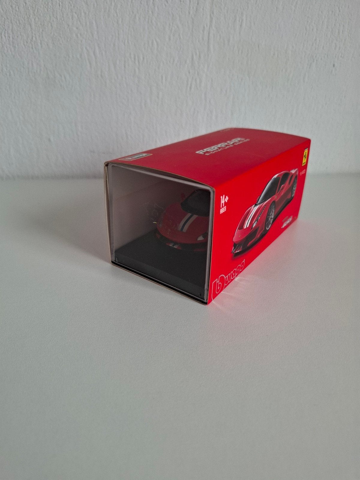 Ferrari 488 Pista 1:43, Ophalen of Verzenden, Nieuw, Auto, Overige merken