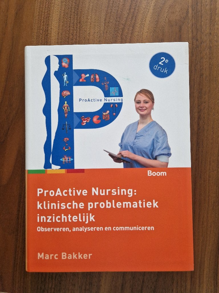 Leerboek Proactive nursing, Niet van toepassing, Nieuw, Ophalen of Verzenden, Marc Bakker