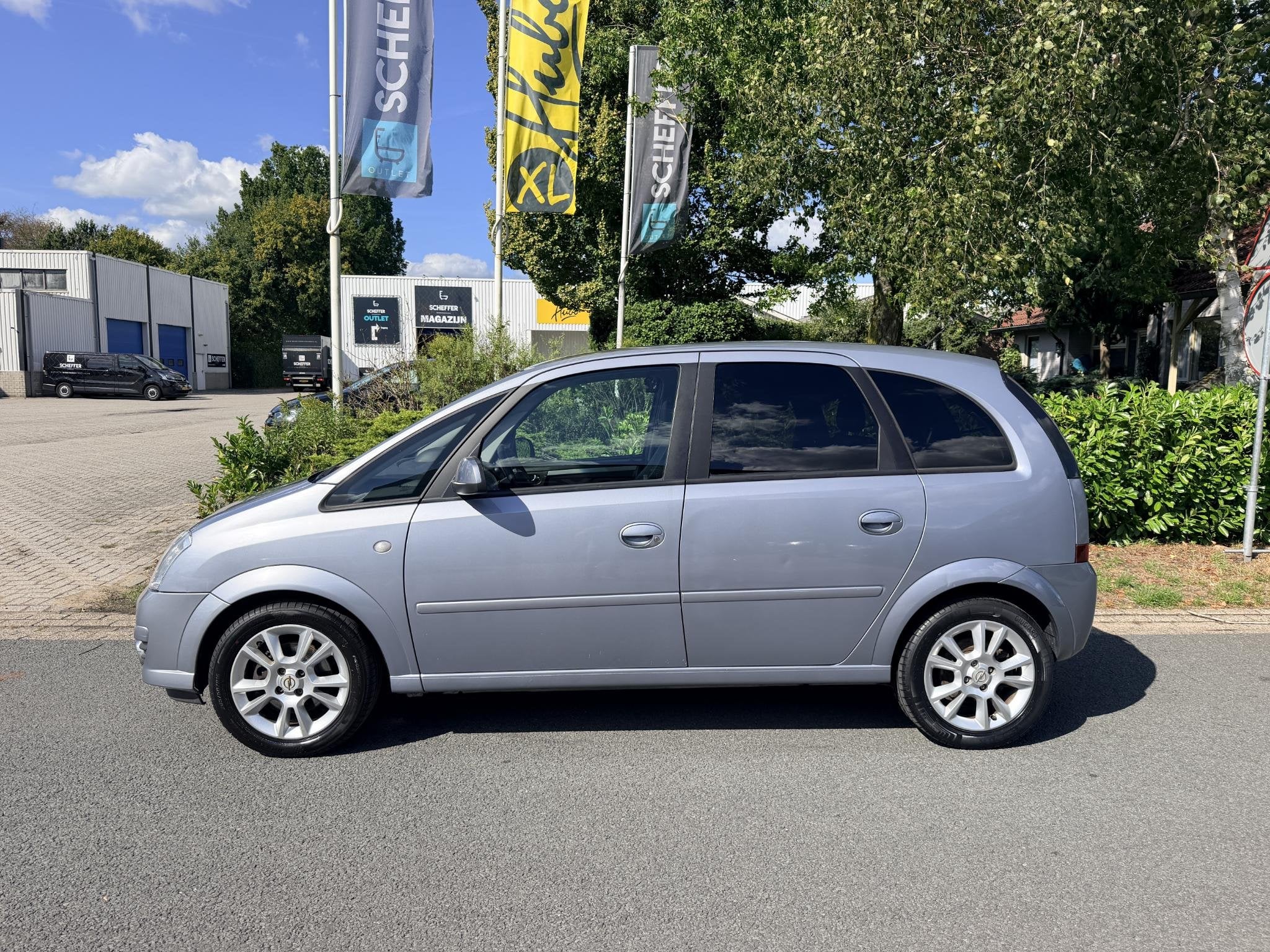 Opel Meriva 1.6-16V 105PK Cosmo•Leder•Navigatie, Auto's, Voorwielaandrijving, 15 km/l, Gebruikt, 4 cilinders