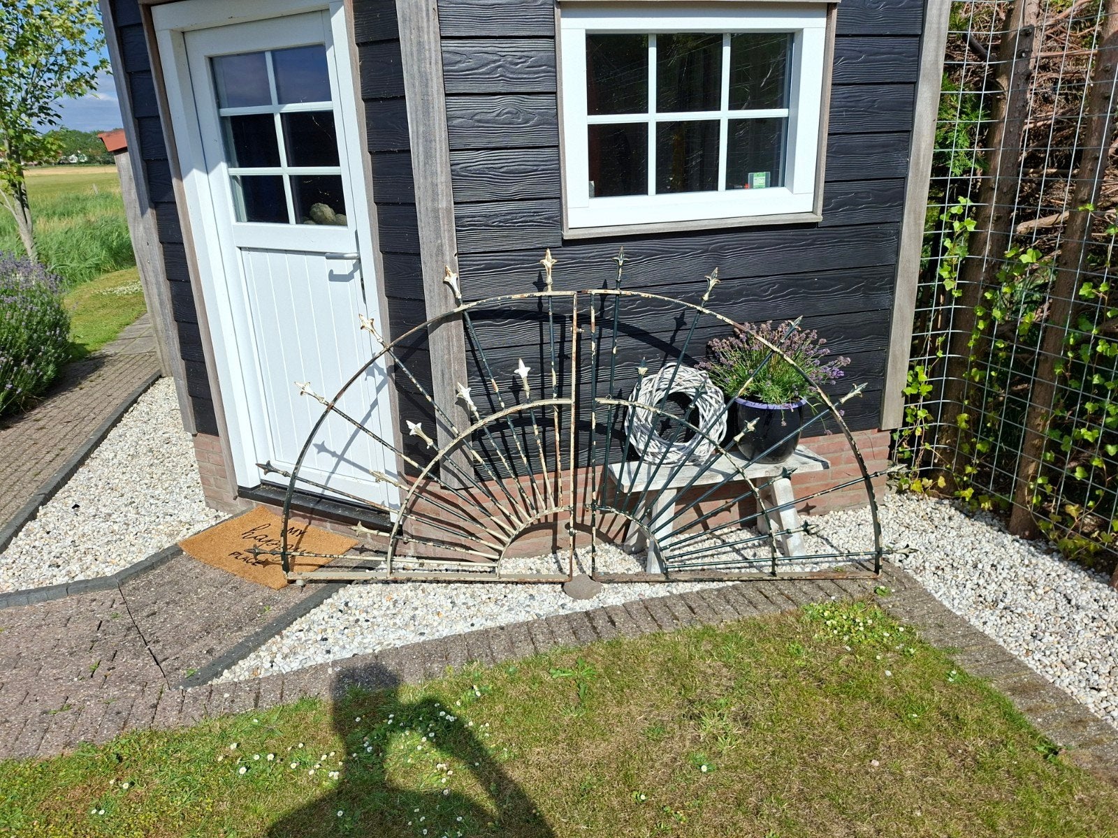 Degelijke smeedijzeren bogen., Tuin en Terras, Tuinhuizen, Minder dan 250 cm, Gebruikt, Overige typen, Ophalen of Verzenden