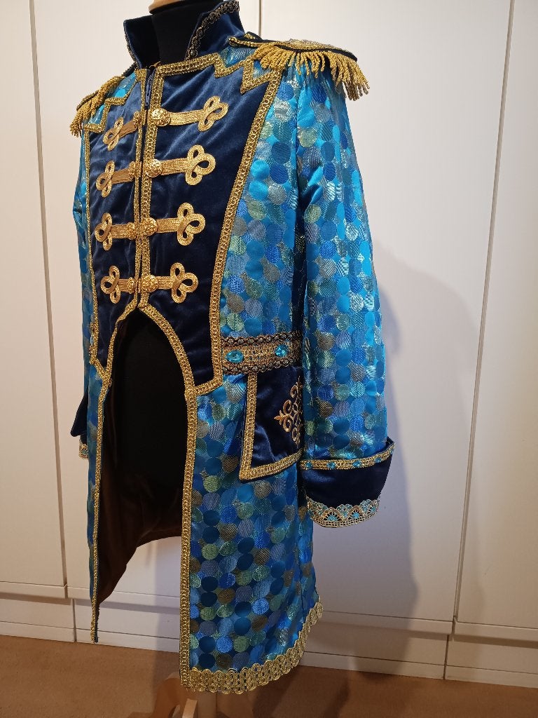 Carnavalsjas markies lakei Bridgerton maat L, Maat 52/54 (L), Carnaval, Nieuw, Ophalen of Verzenden
