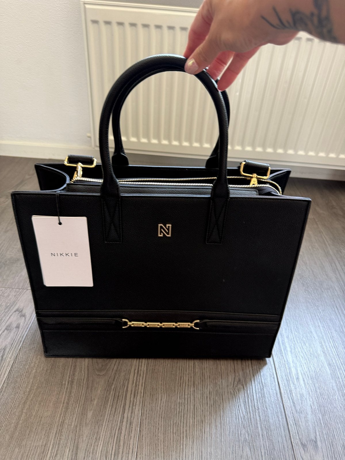 Nikkie Shopper Zwart - Nieuw met label, Ophalen of Verzenden, Nieuw, Zwart, Shopper
