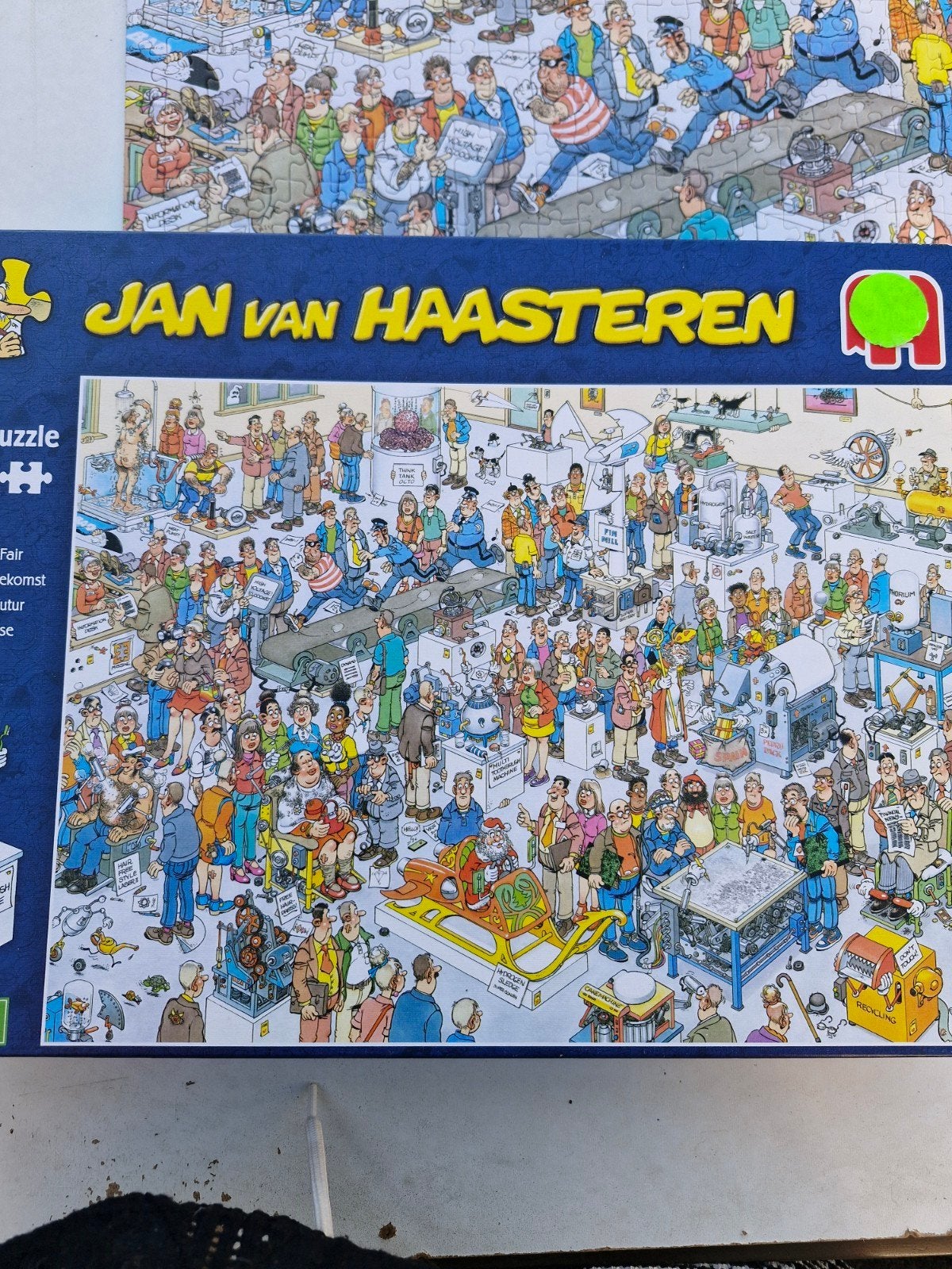Jan van Haasteren,Beurs vd Toekomst, Ophalen, 500 t/m 1500 stukjes, Zo goed als nieuw, Legpuzzel