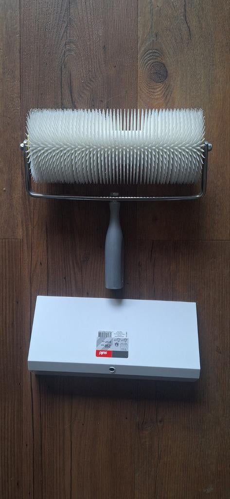 Nieuwe prikroller 250 mm breed met spatkap, Ophalen of Verzenden