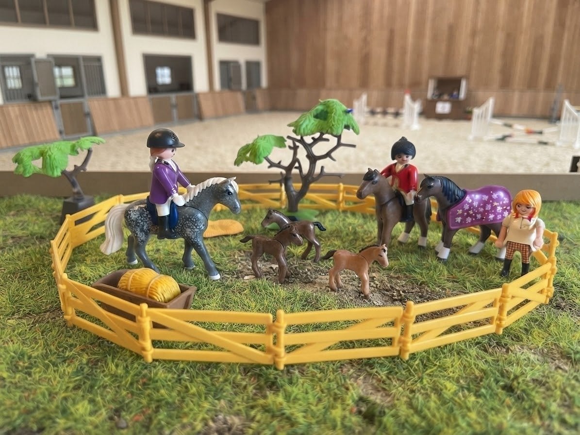 Playmobil Paardenset - Zo goed als nieuw, Complete set, Overige typen, Ophalen of Verzenden, Zo goed als nieuw