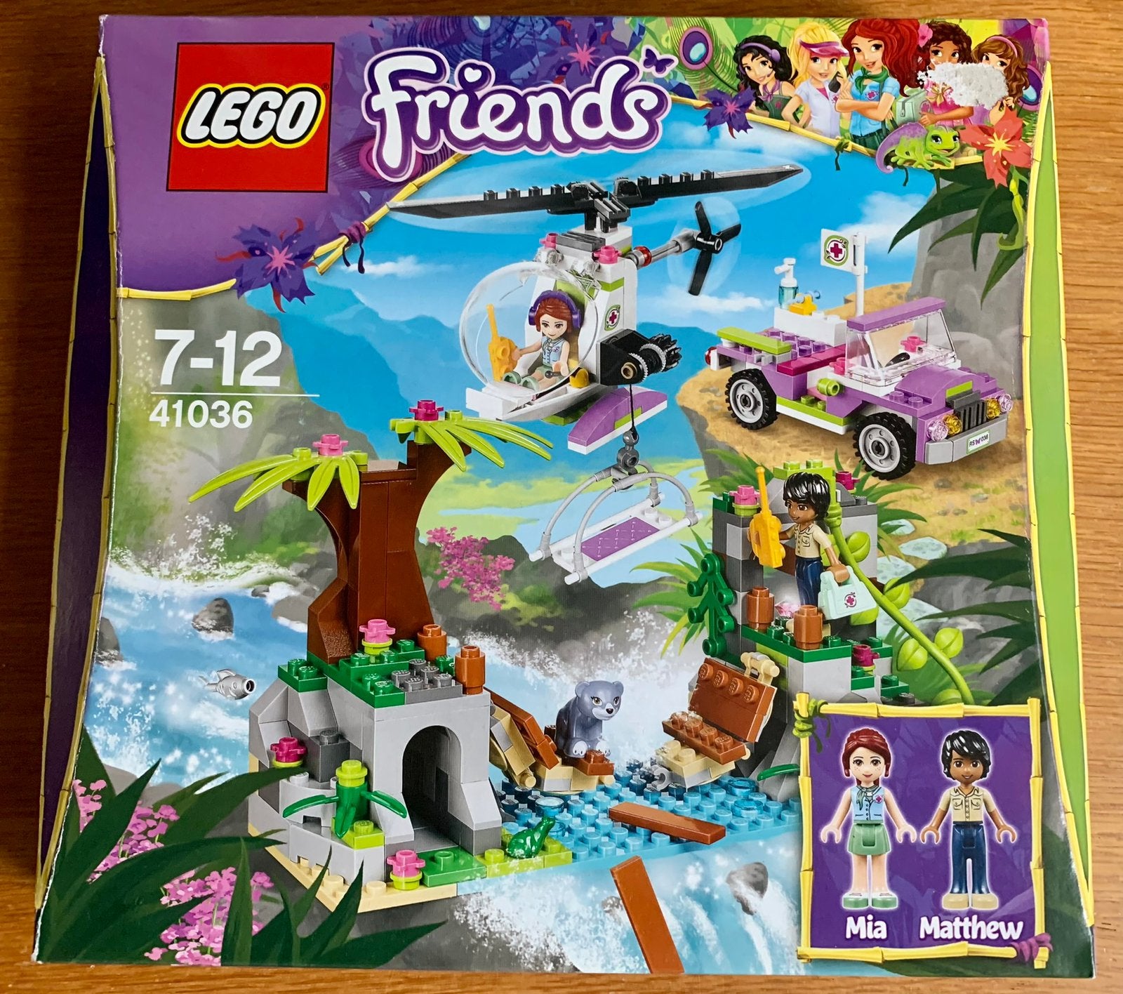 TE KOOP: Lego Friends Junglebrug Reddingsactie 41036 ZGAN, Compleet, Lego, Friends, Ophalen of Verzenden
