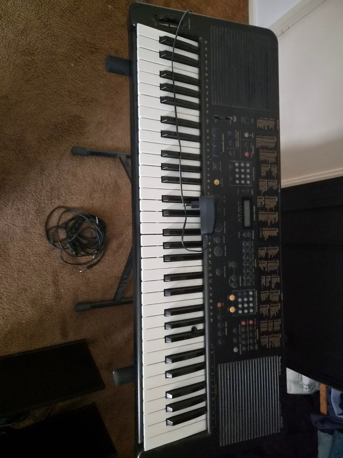 Technics KN650 Keyboard met standaard, Midi-aansluiting, Ophalen of Verzenden, Technics, 61 toetsen