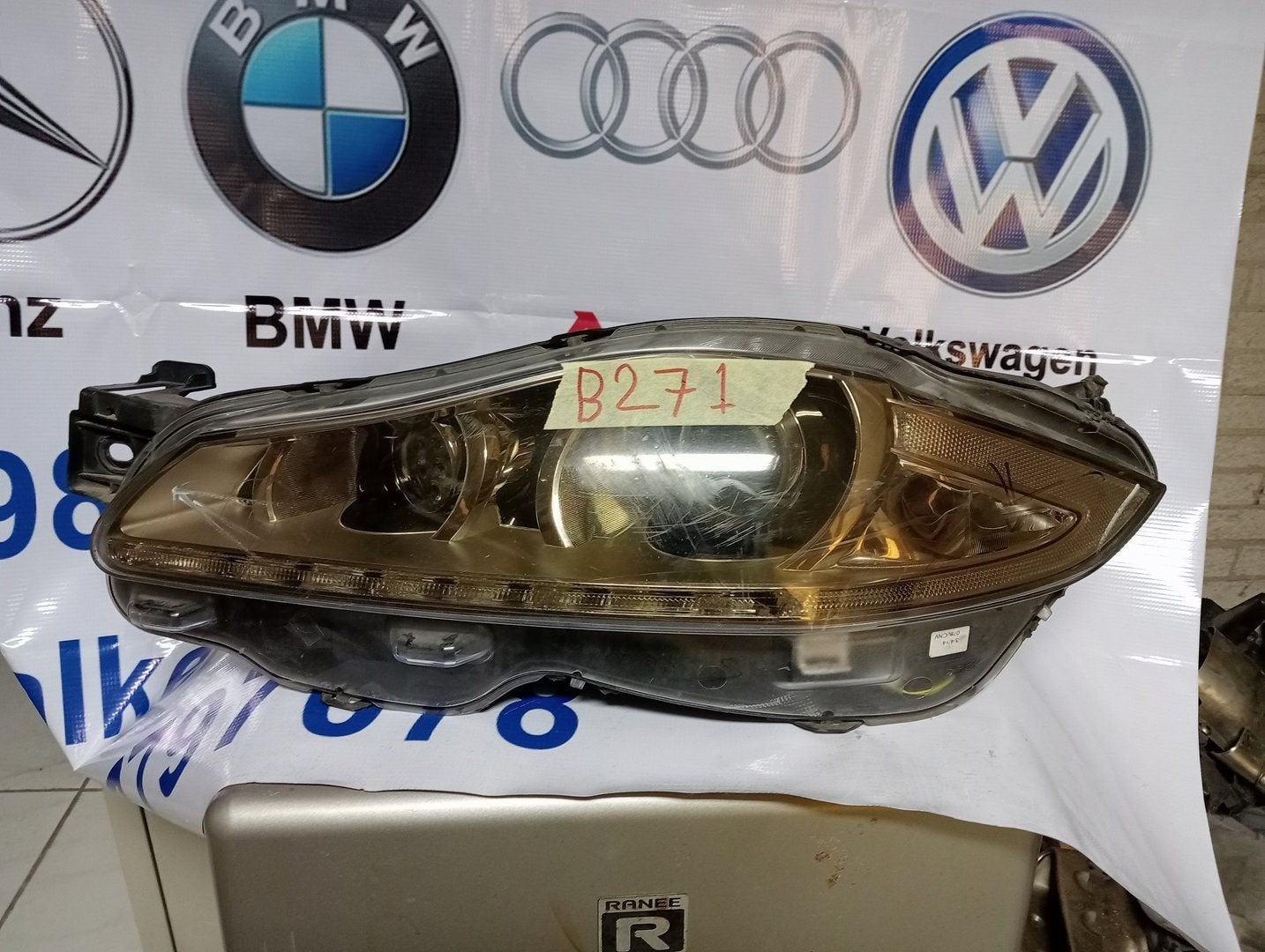 JAGUAR XJ X351 XENON LED KOPLAMP LINKS AW9313W030ED, Auto-onderdelen, Verlichting, Gebruikt, -, -, Ophalen of Verzenden