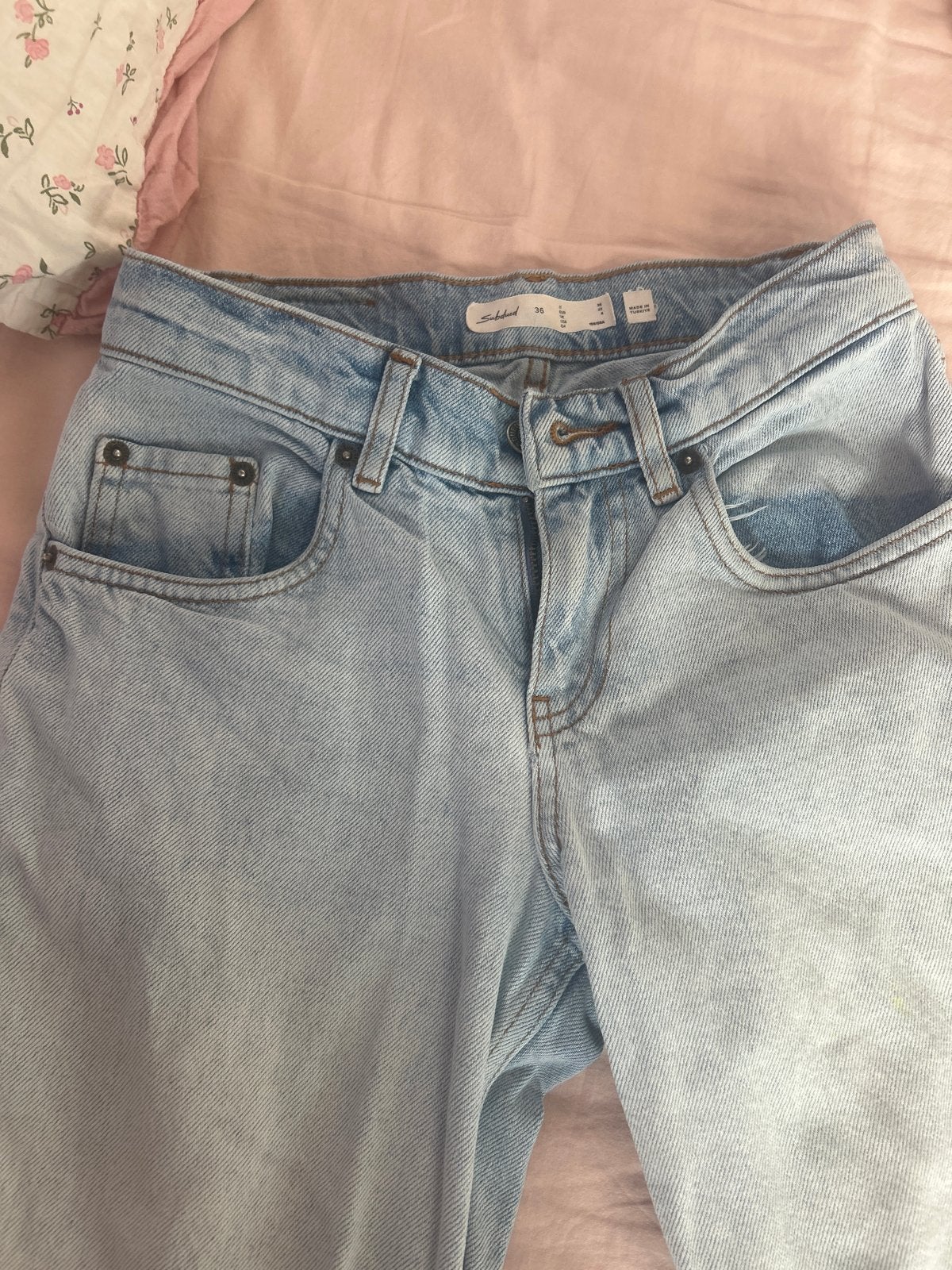Subdued jeans met sterren - maat 36, Ophalen of Verzenden, Gedragen, Blauw, W28 - W29 (confectie 36)
