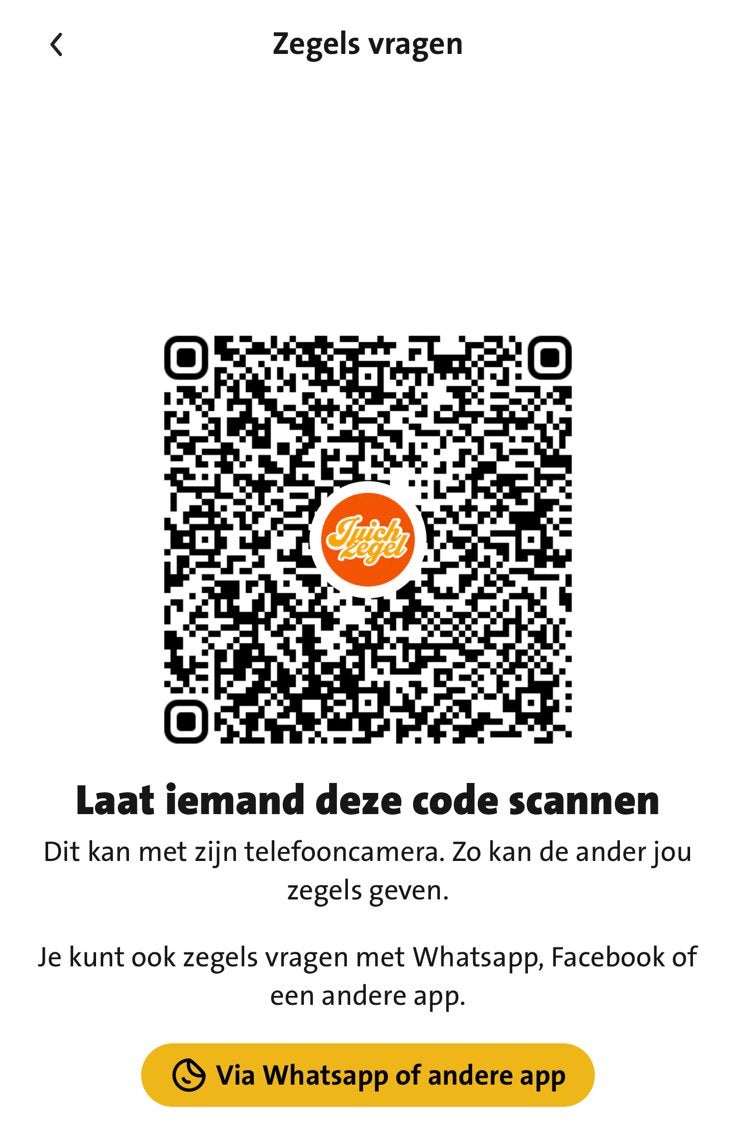 Jumbo juichzegels, Eén persoon, Cadeaubon