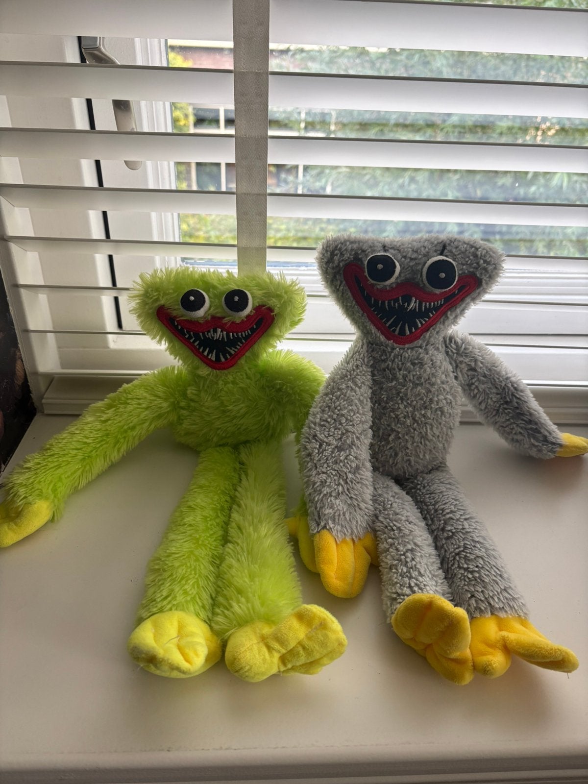 Set Huggy Wuggy Knuffels - Groen en Grijs, Ophalen of Verzenden, Zo goed als nieuw, Overige typen