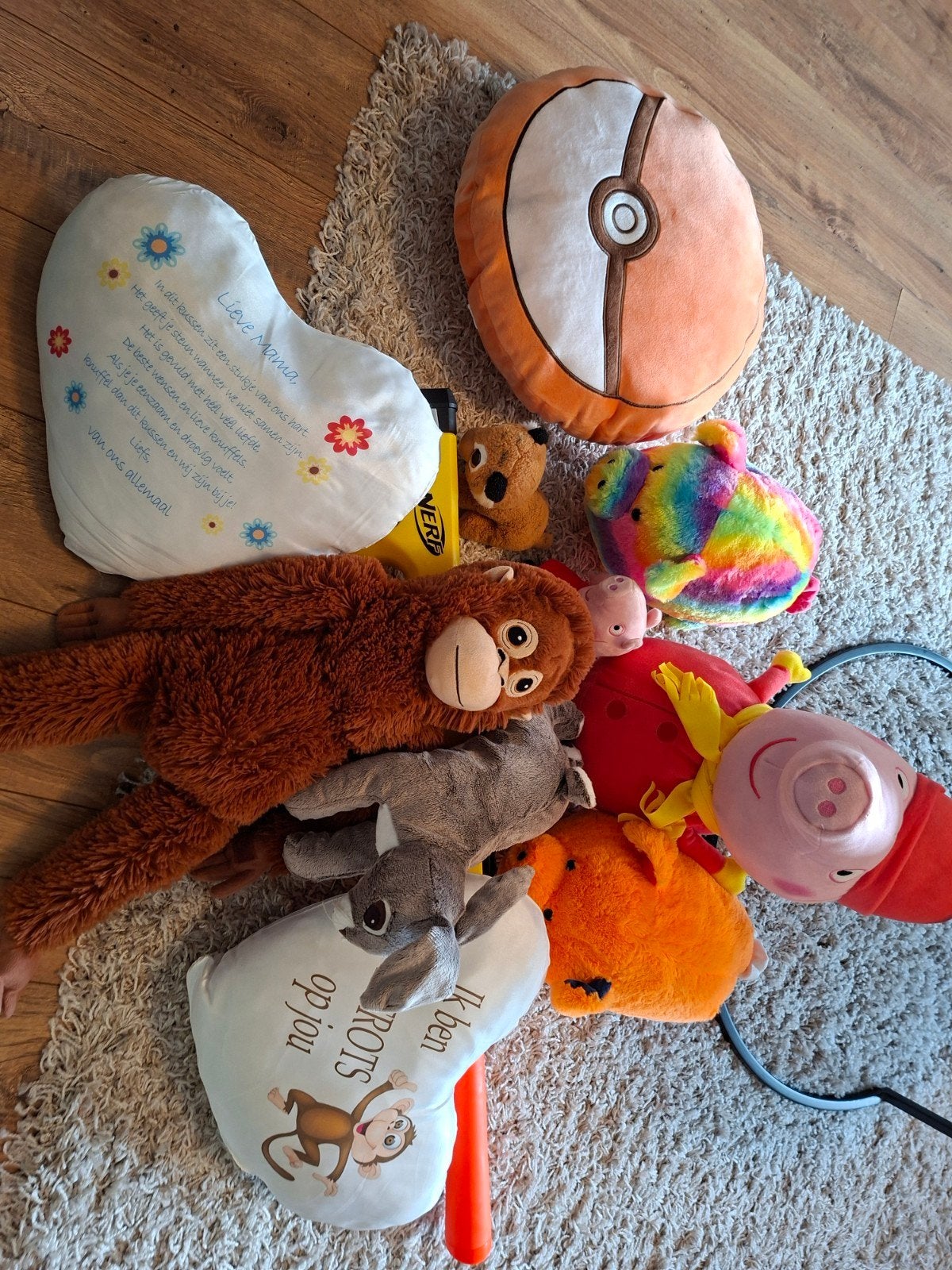 Grote collectie knuffels - Diverse soorten en maten, Ophalen, Gebruikt, Peppa Pig, Middelgroot (20 tot 80 cm)