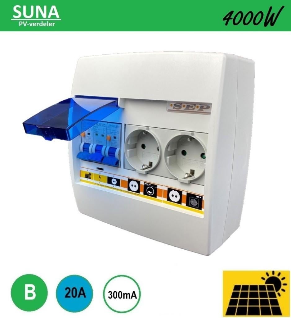 PV verdeler SUNA 4000W ALA B20 300mA 2x WCD, Verzenden, Nieuw