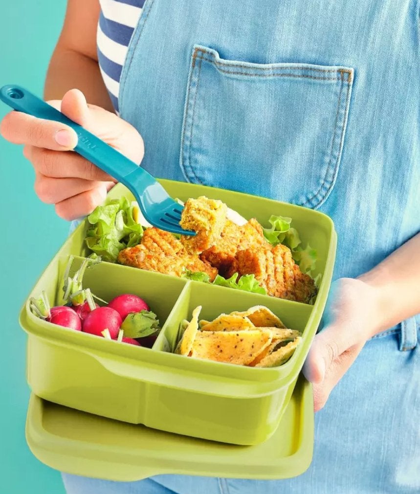 Tupperware Ontbijt Doosje NİEUW, Ophalen of Verzenden, Nieuw, Groen, Bus of Trommel