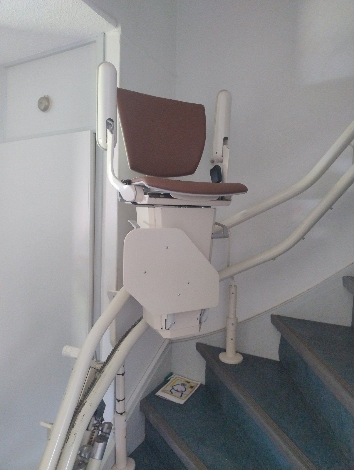 Traplift, Diversen, Trapliften, Ophalen, Gebruikt, Met bocht