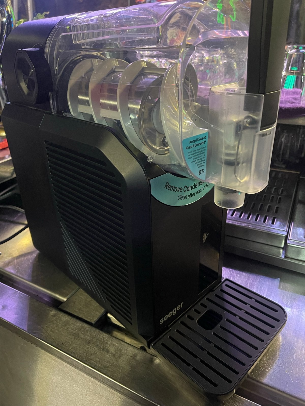 Seeger Slushmachine / Drankdispenser - Zo goed als nieuw, 1 tot 2 liter, Ophalen, Zo goed als nieuw, 1 snelheid