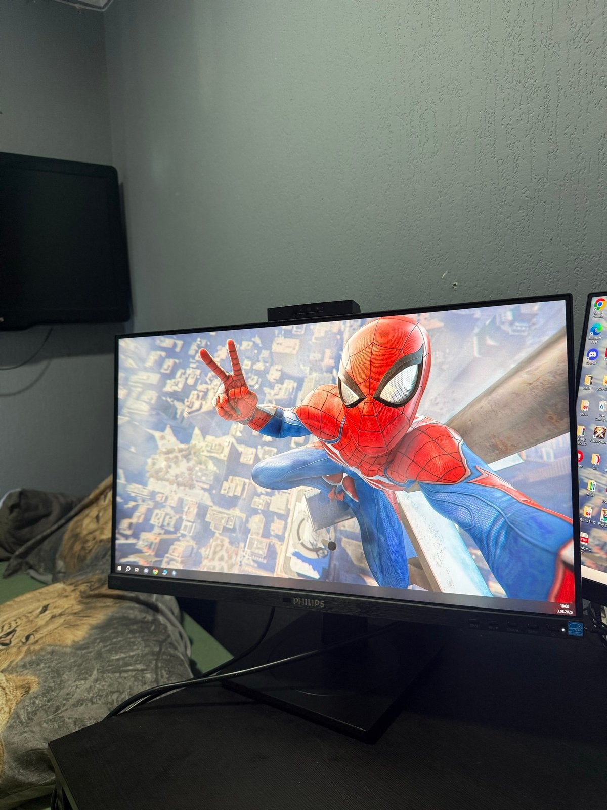 Philips 24” IPS Full HD Monitor |Camera Speakers Zeer netjes, Ophalen, IPS, Full HD, Zo goed als nieuw