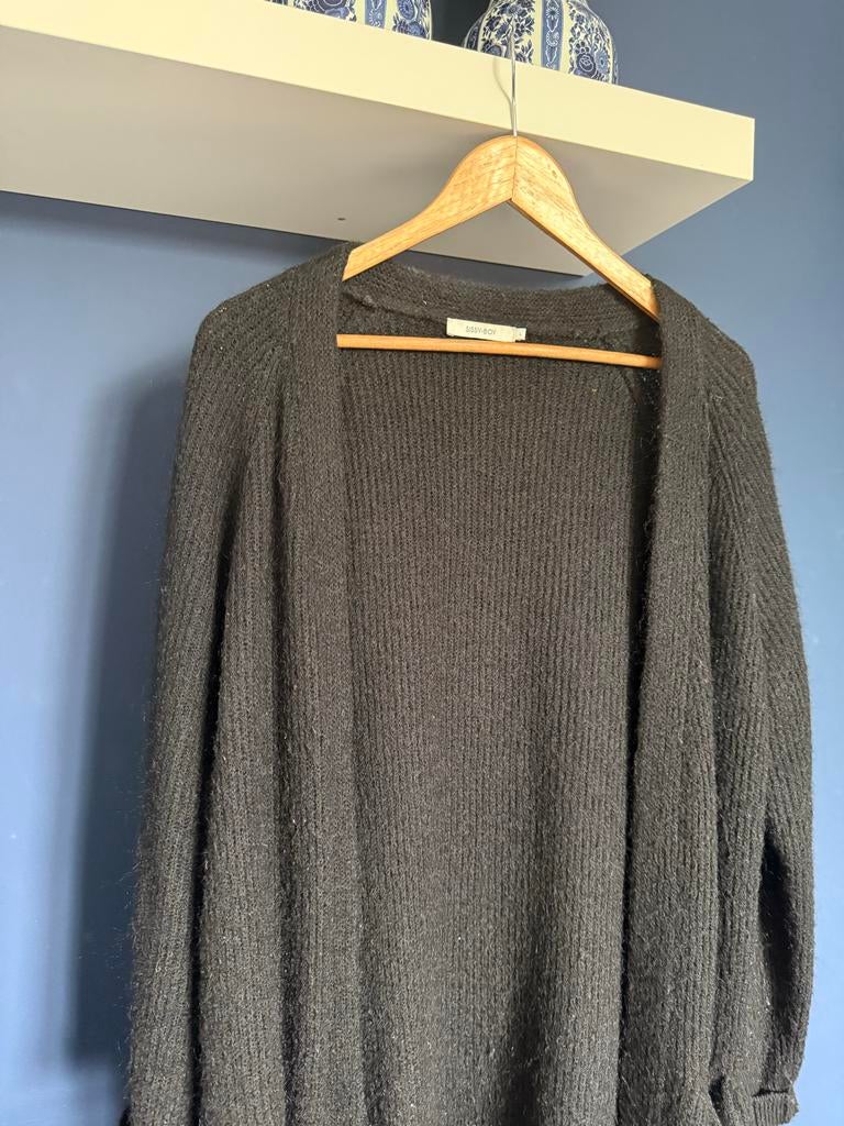 Sissy Boy zwart vest maat L, Ophalen of Verzenden, Zo goed als nieuw, Maat 42/44 (L), Zwart