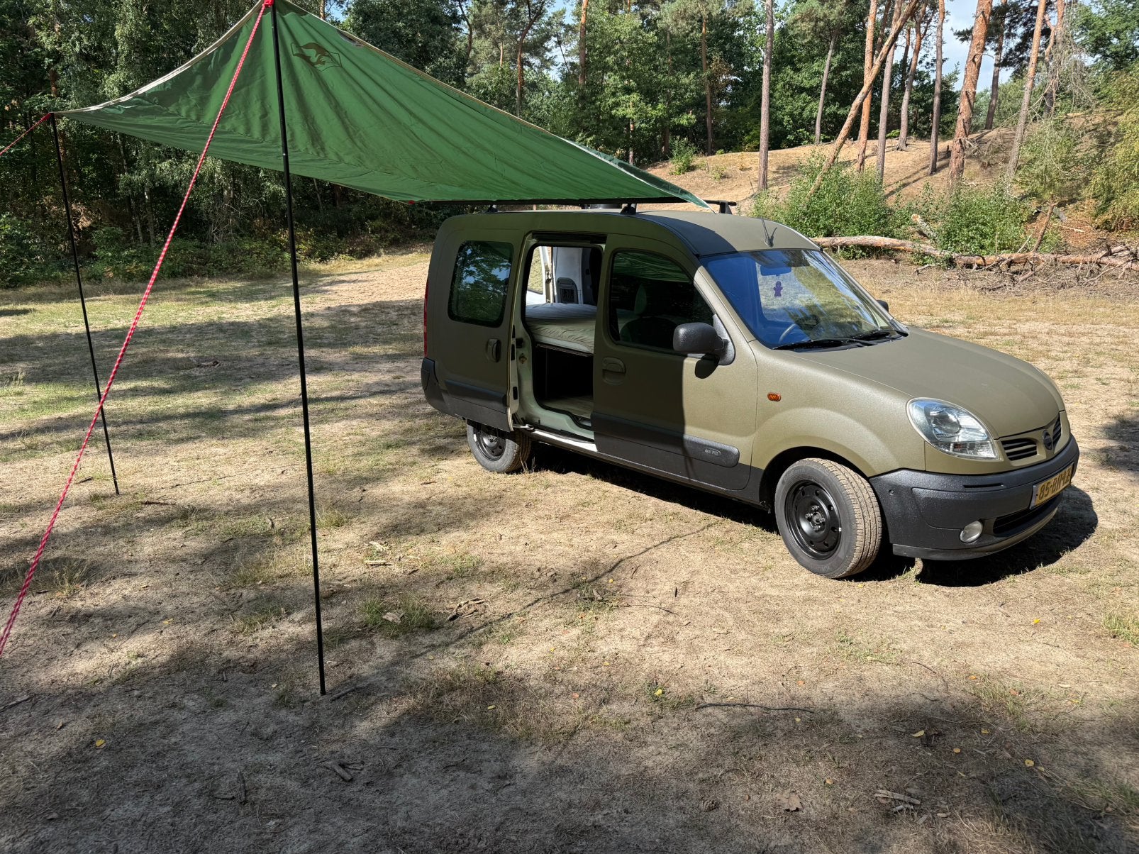 Nissan Kubistar, Leuke 2-persoons mini camper, Caravans en Kamperen, Campers, Particulier, Airconditioning, Handgeschakeld, Diesel