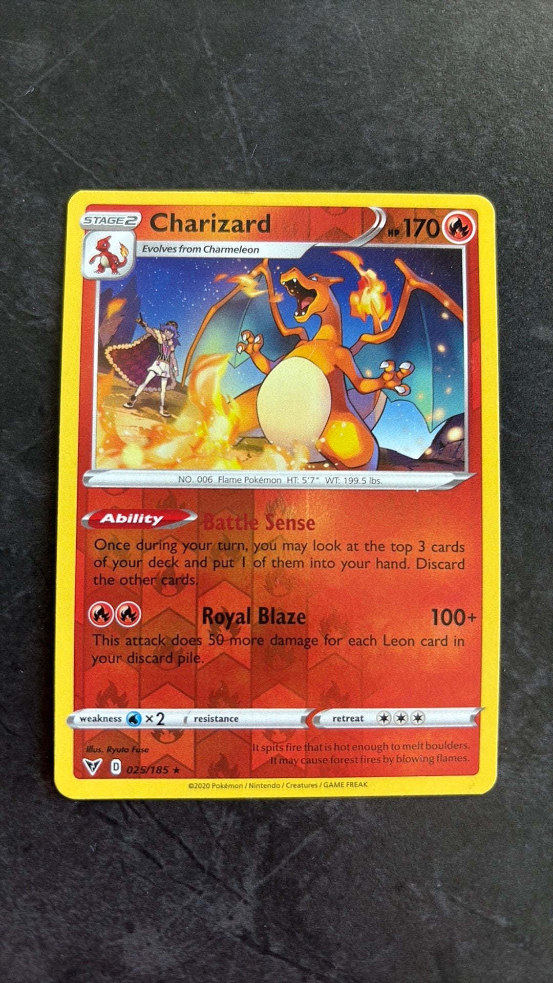 Charizard pokémon kaart, Ophalen, Nieuw, Losse kaart