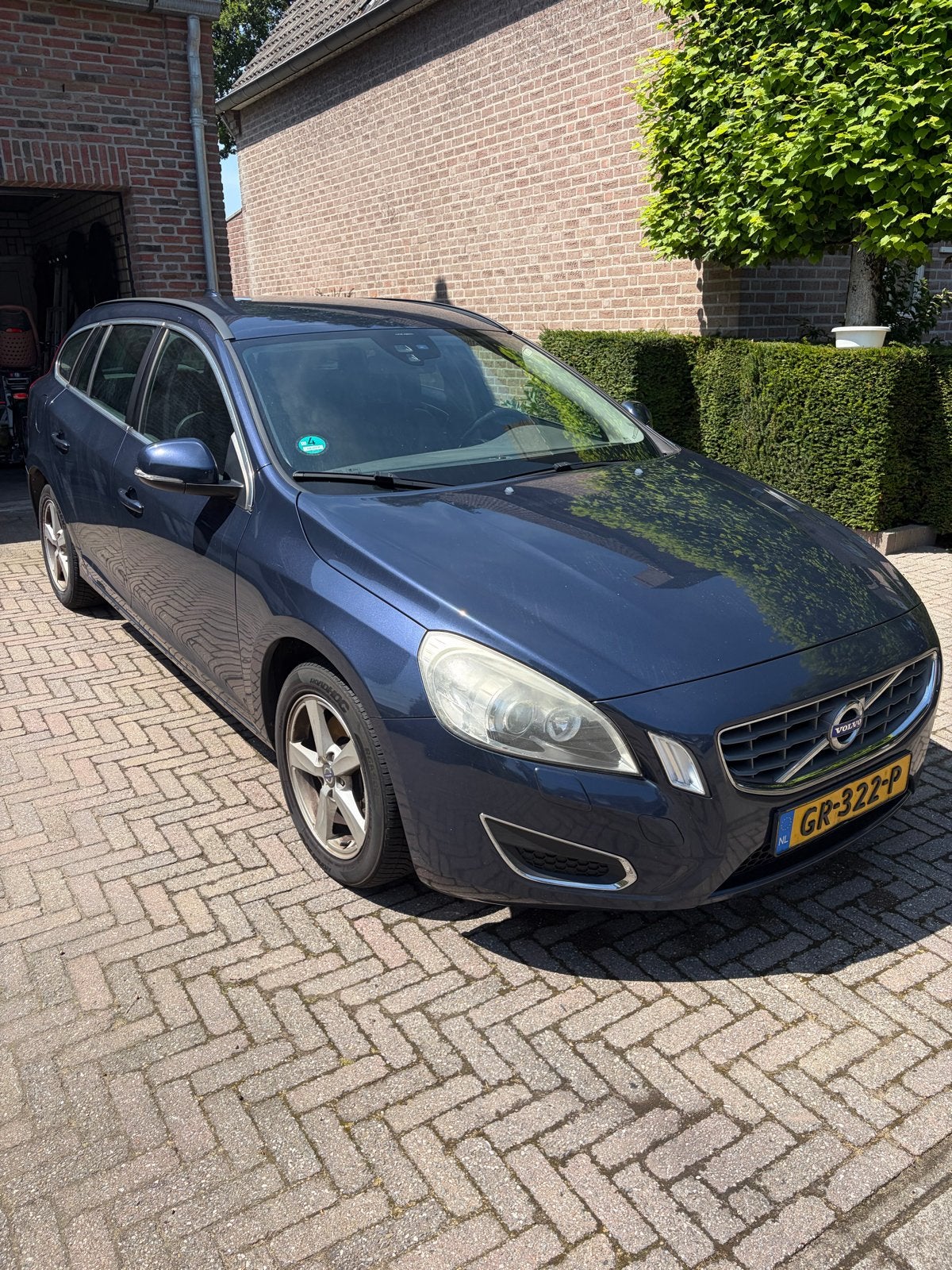 Volvo V60 D3 Start/stop 163pk 2011 Blauw, Auto's, Volvo, Voorwielaandrijving, 1502 kg, 1984 cc, Blauw