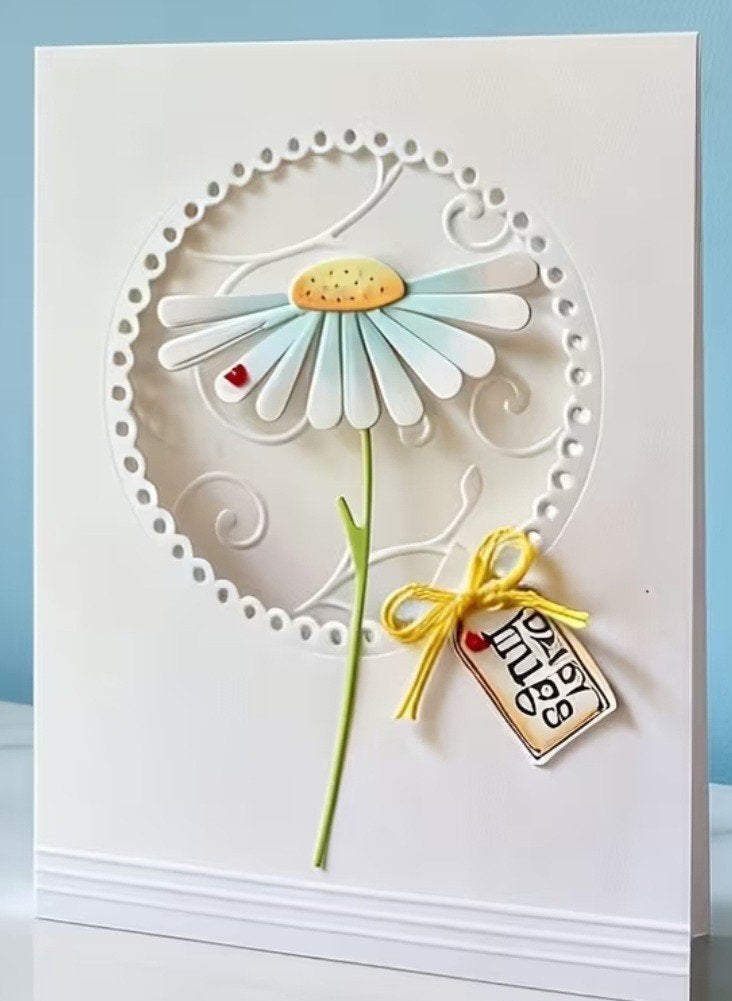 Nieuw  Snijmal  bloem/ ronde frame, Ophalen of Verzenden, Nieuw, Overige thema's, Pons of Mal