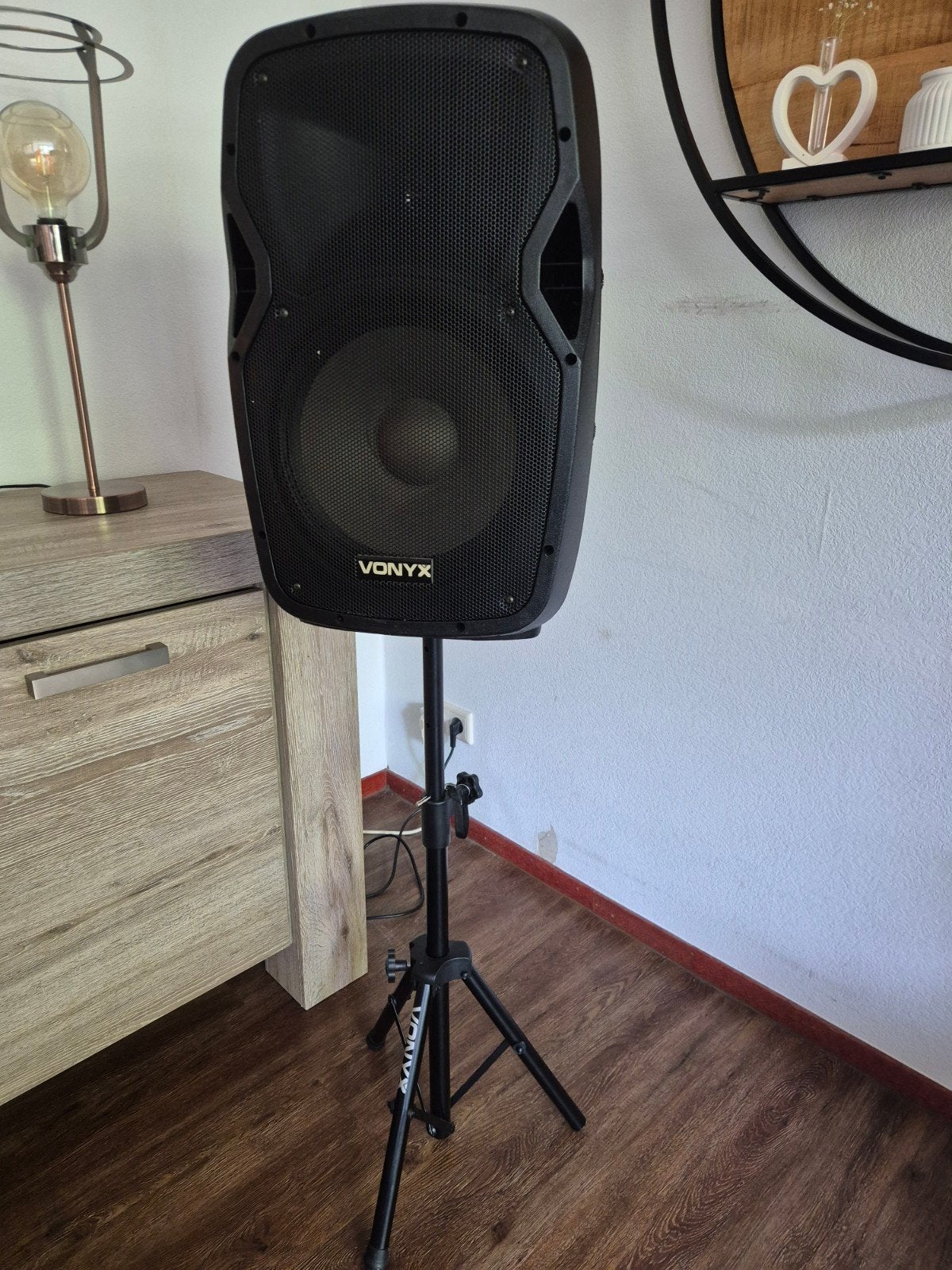 Vonyx AP1200PA Draagbare Party Speaker met USB/SD/BT, AUX-ingang, Gebruikt, Party speaker, Ophalen