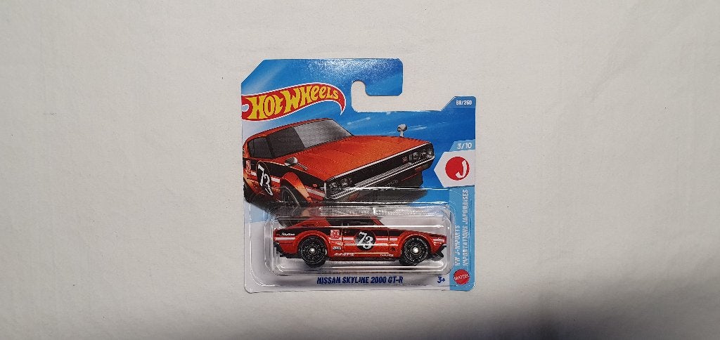 Hot wheels Nissan Skyline 2000 GT-R oranje, Ophalen of Verzenden, Nieuw, Auto