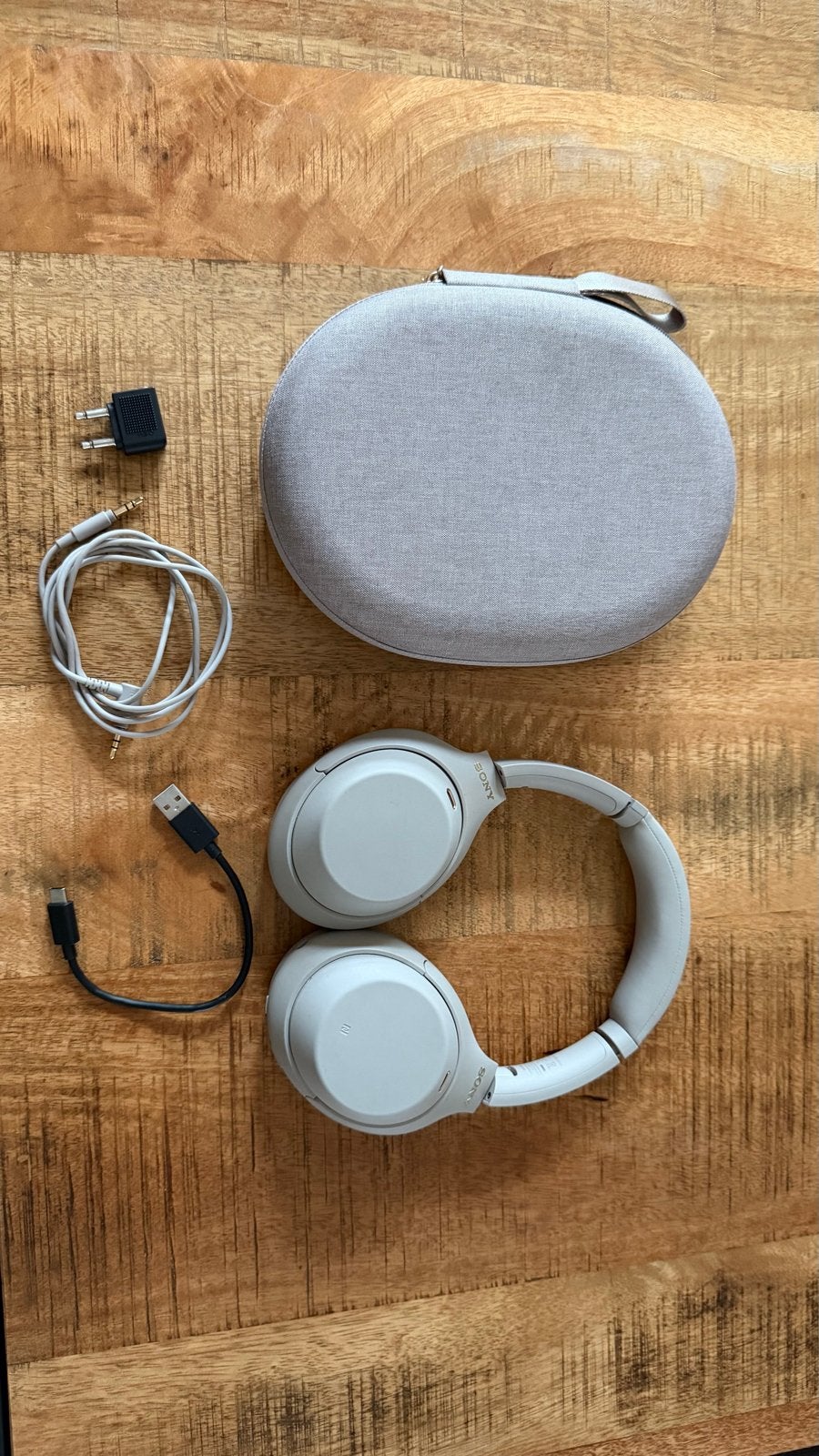 Sony WH-1000XM4 Koptelefoon - Uitstekende Noise Cancelling, Ophalen, Bluetooth, Zo goed als nieuw, Grijs