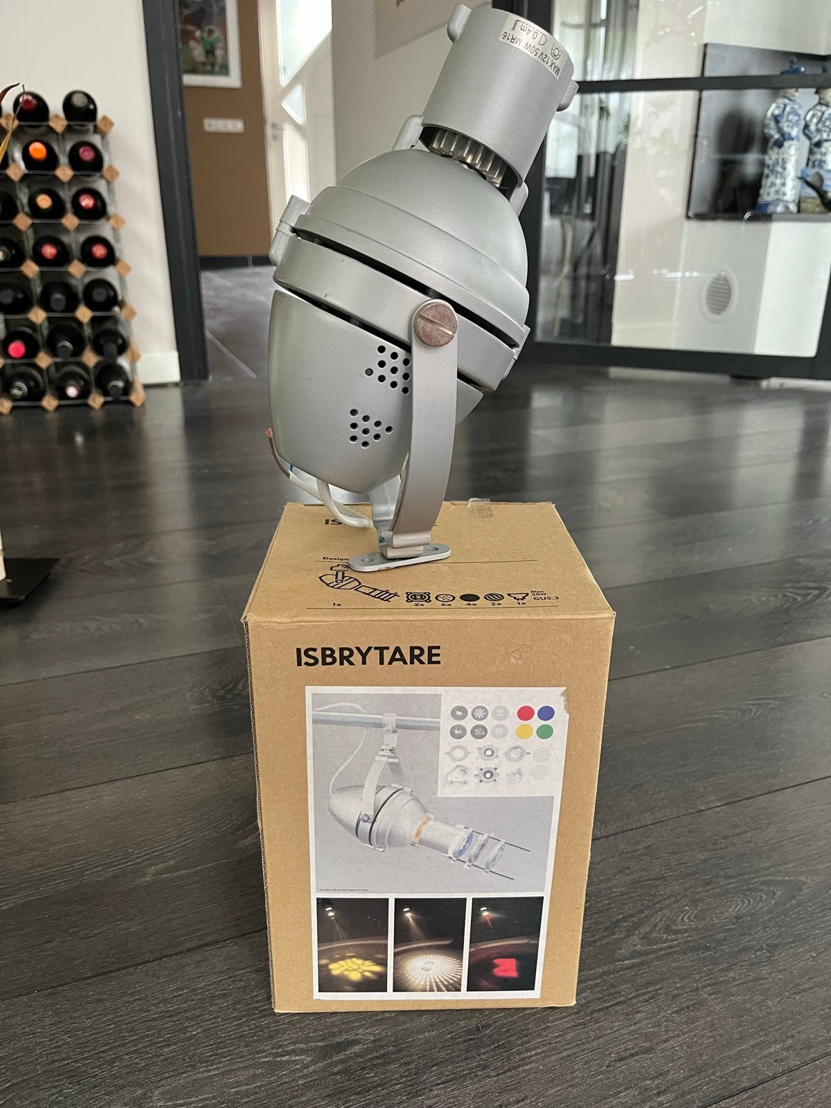 IKEA Isbrytare lamp Mikael Warnhammer met toebehoren, Huis en Inrichting, Lampen | Losse lampen, 30 tot 60 watt, Dimbaar, GU5.3